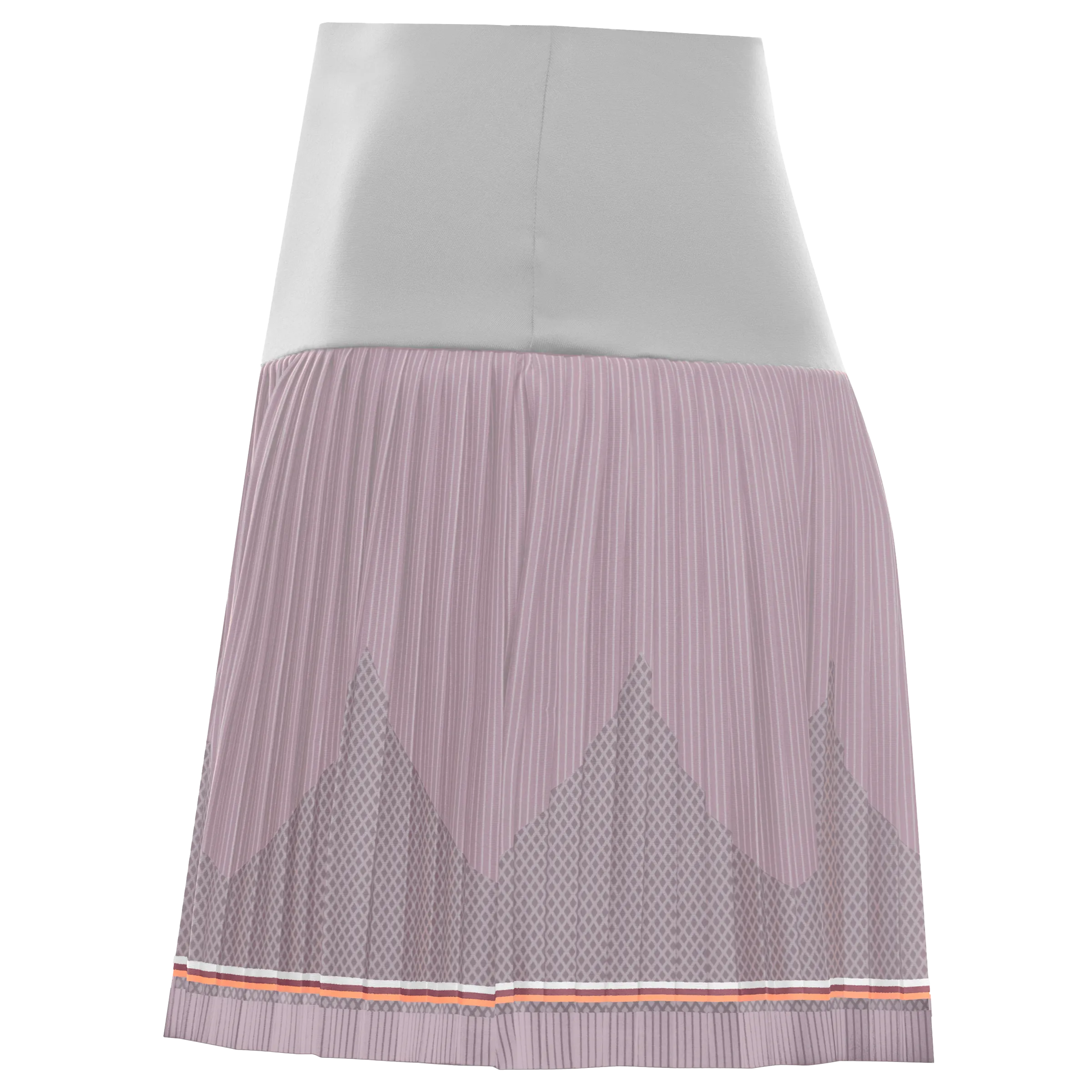 196044-675 | PLEATED SKIRT-14.5" | LIGHT QUARTZ