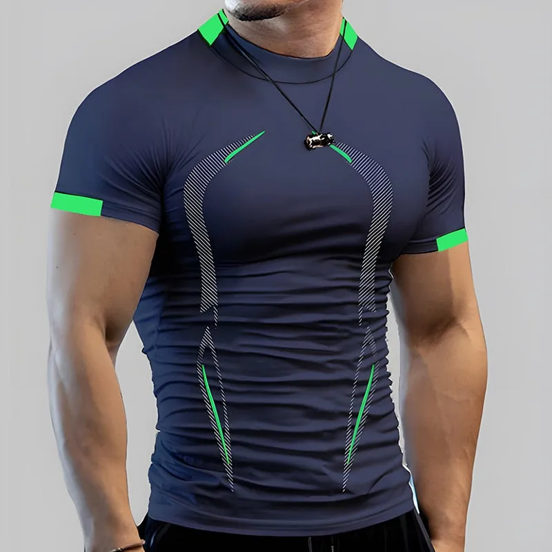 2022 Men&#39;s Summer Casual Comfortable Tight-Fitting T-Shirt Sports Gym Sportswear Quick-Drying Breathable Shirt XXS-6XL