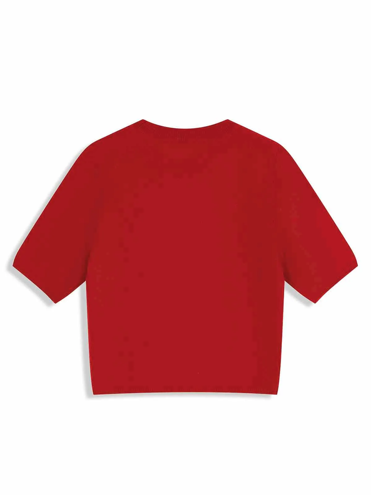 ASOBIO Lightweight 100% Wool Crewneck Top