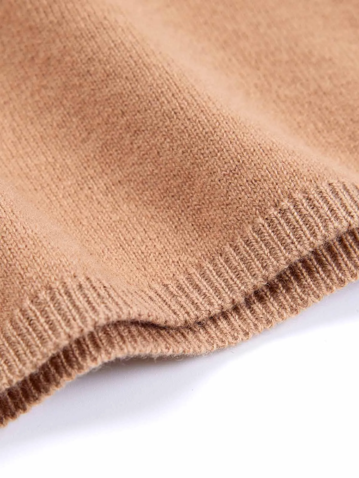 ASOBIO Lightweight 100% Wool Crewneck Top