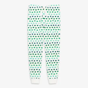 Clearance fit 2 grown-ups organic PJ pant in lucky clovers
