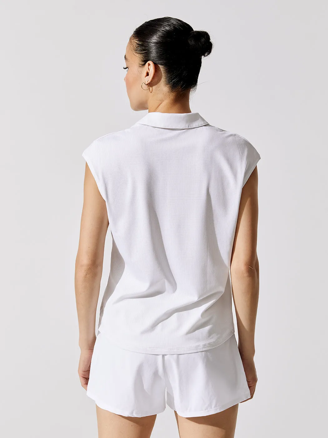 Court Dri-fit Victory Polo Top - White-Black