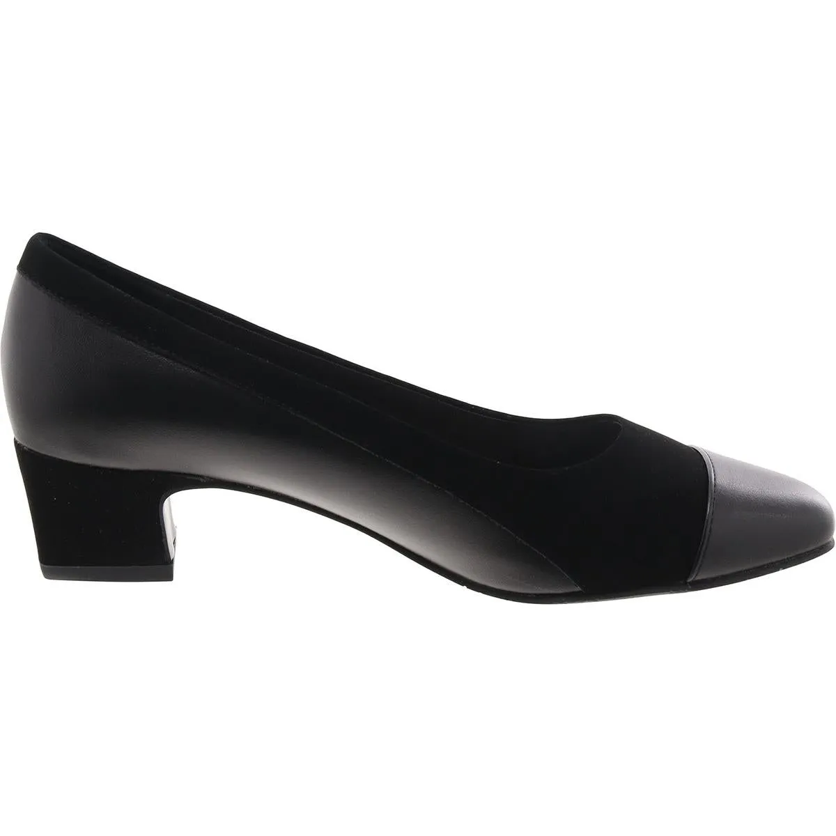 Easy Street Womens Dottie Faux Leather Slip-On Loafers