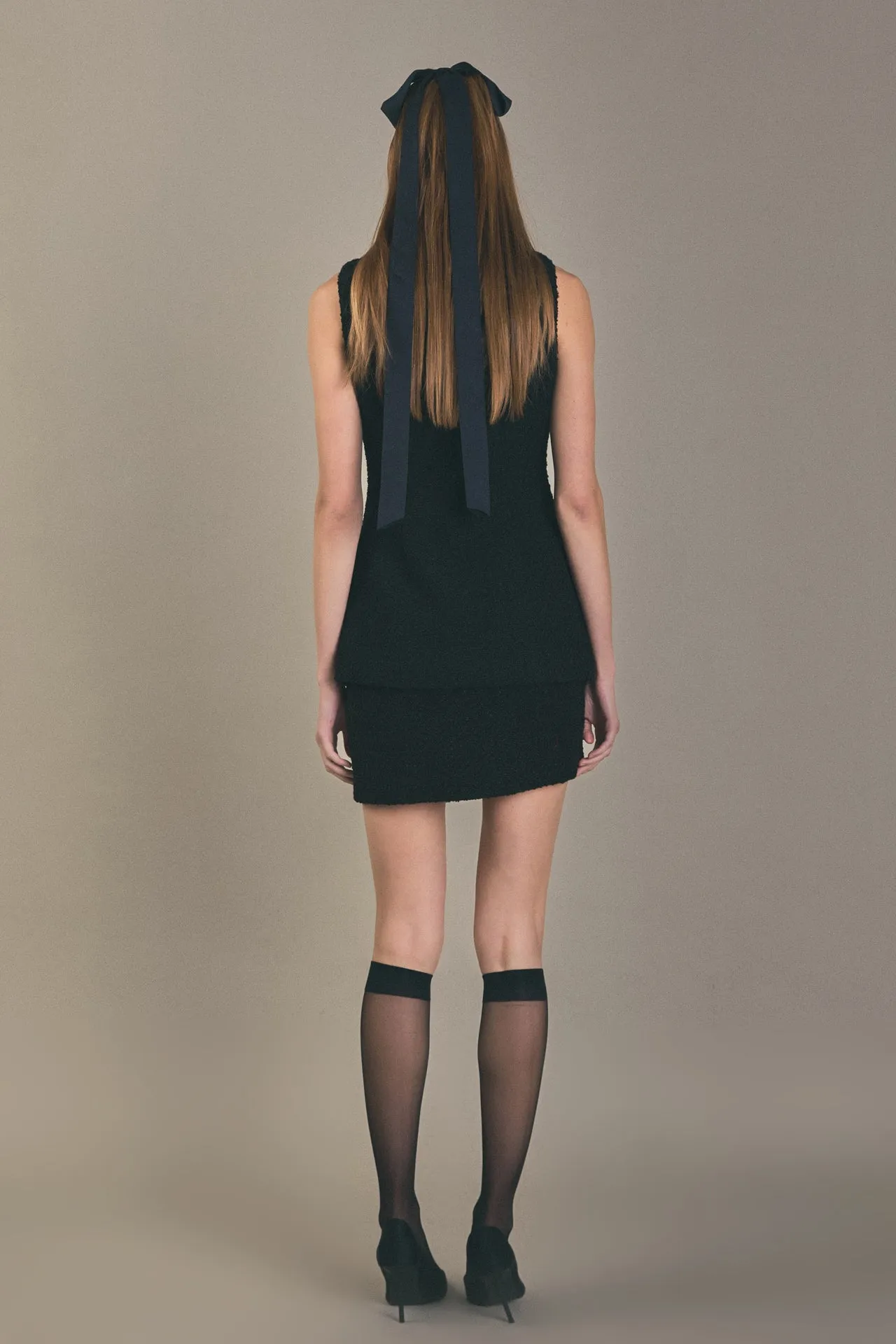 English Factory - H Line Tweed Skirt