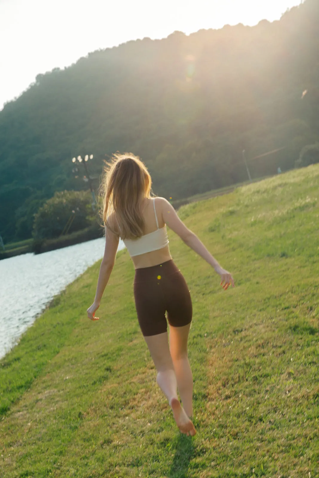 FRAME Biker Shorts - Mocha