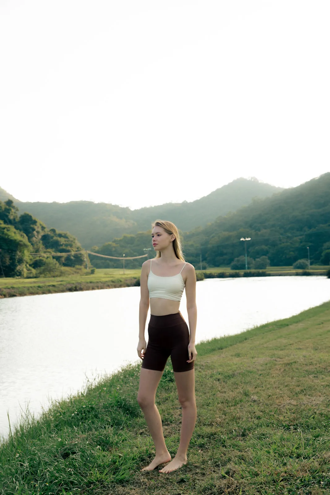 FRAME Biker Shorts - Mocha