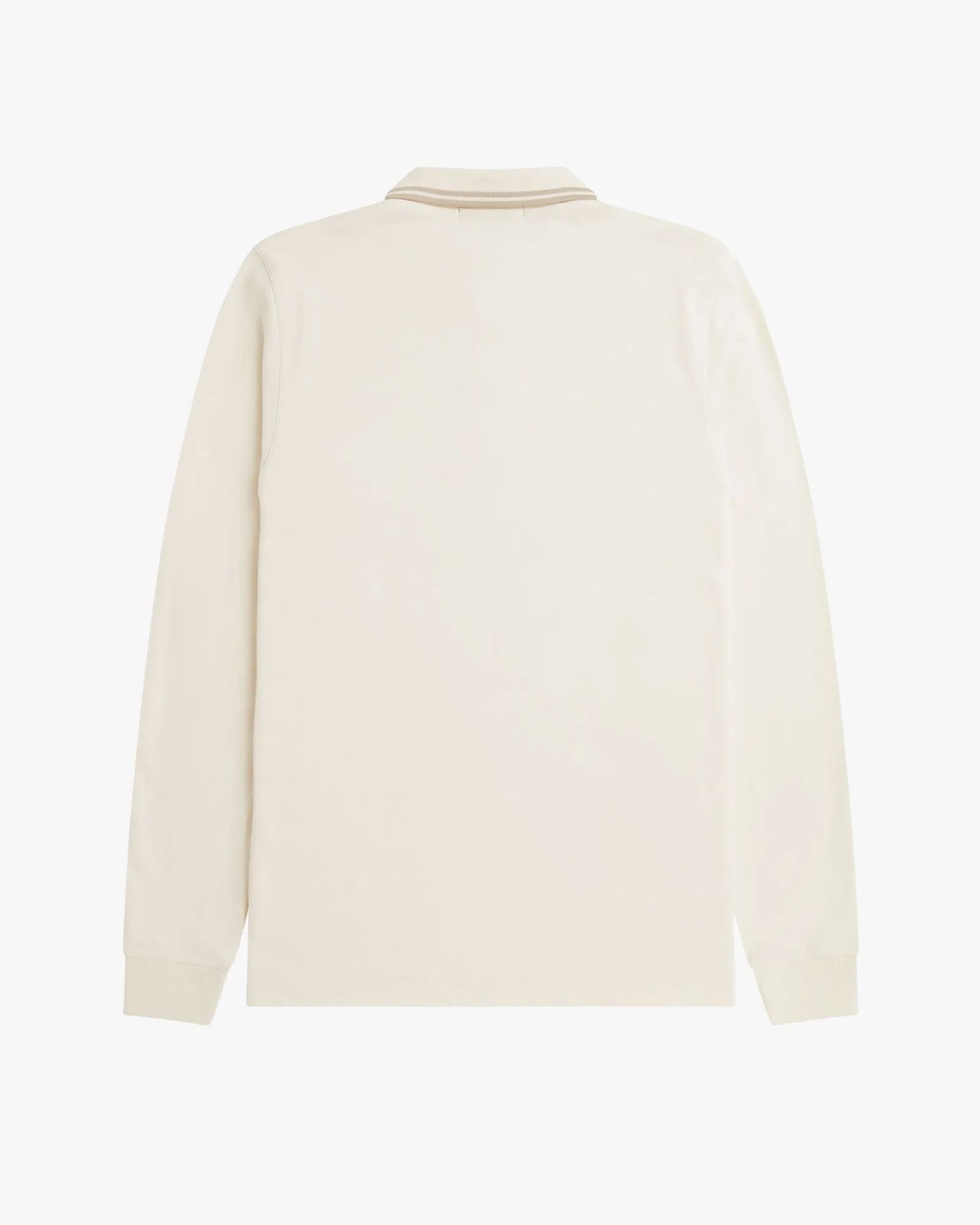 Fred Perry L/S Twin Tipped Polo Shirt - Ecru / Oatmeal