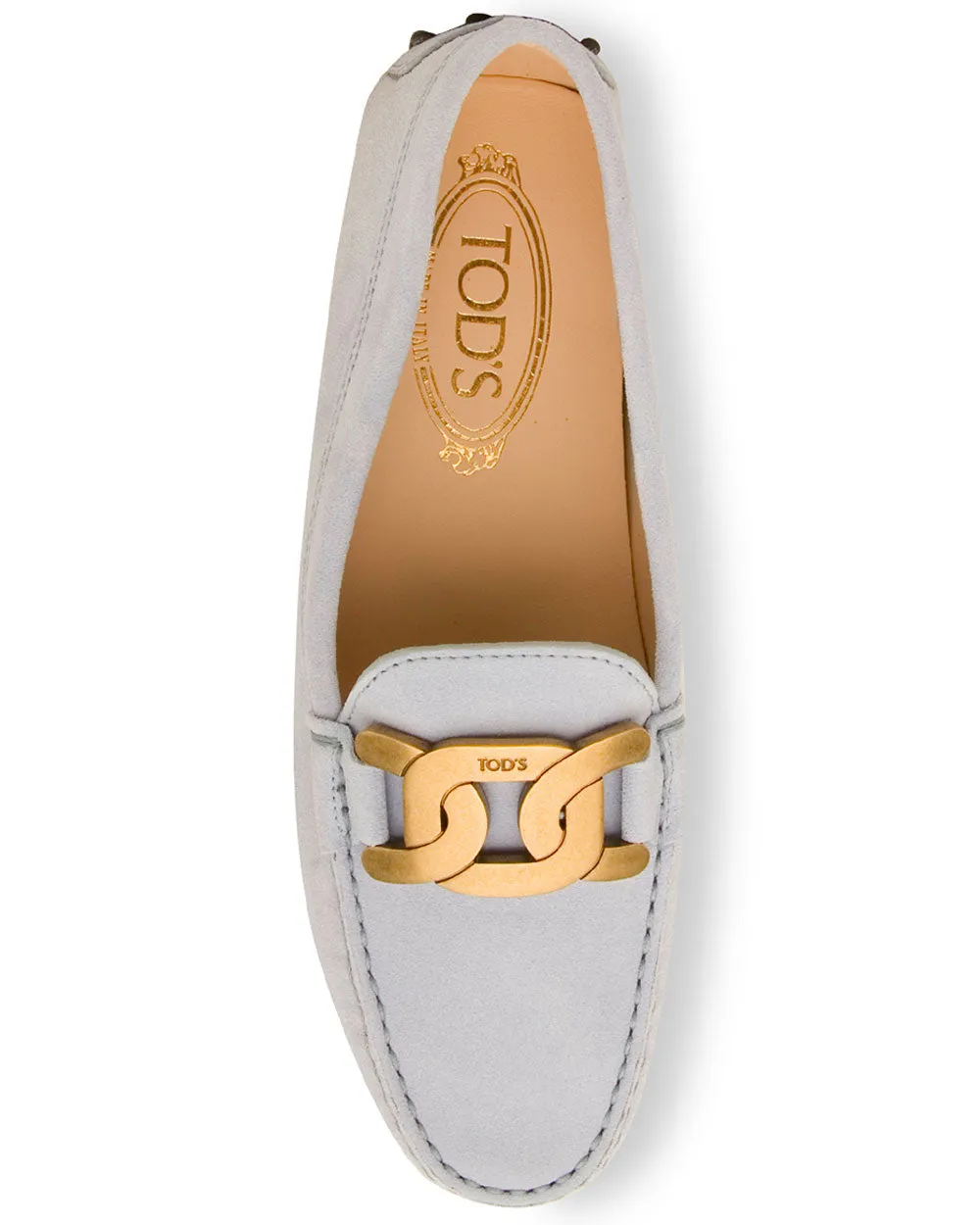 Gommini Suede Loafer in Lavender