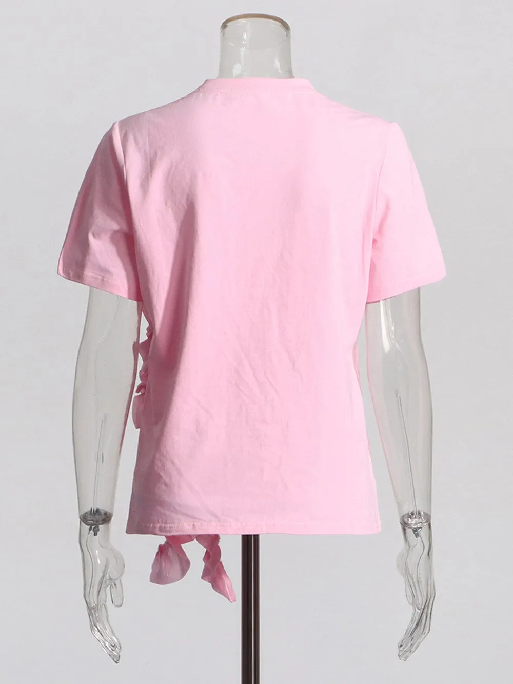 Ivana Appliques Folds Top