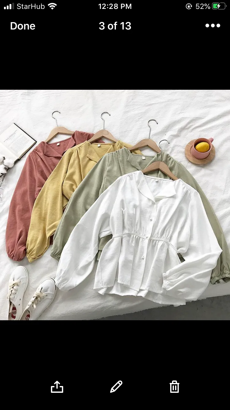Korean Peplum Tops  - Likka