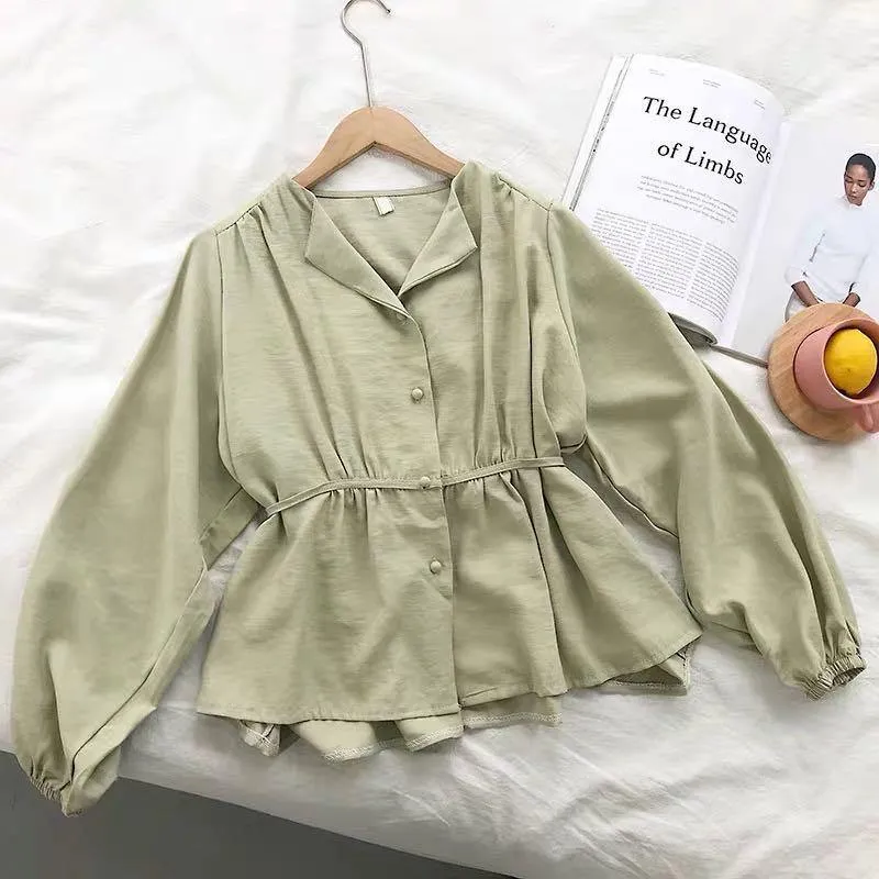 Korean Peplum Tops  - Likka