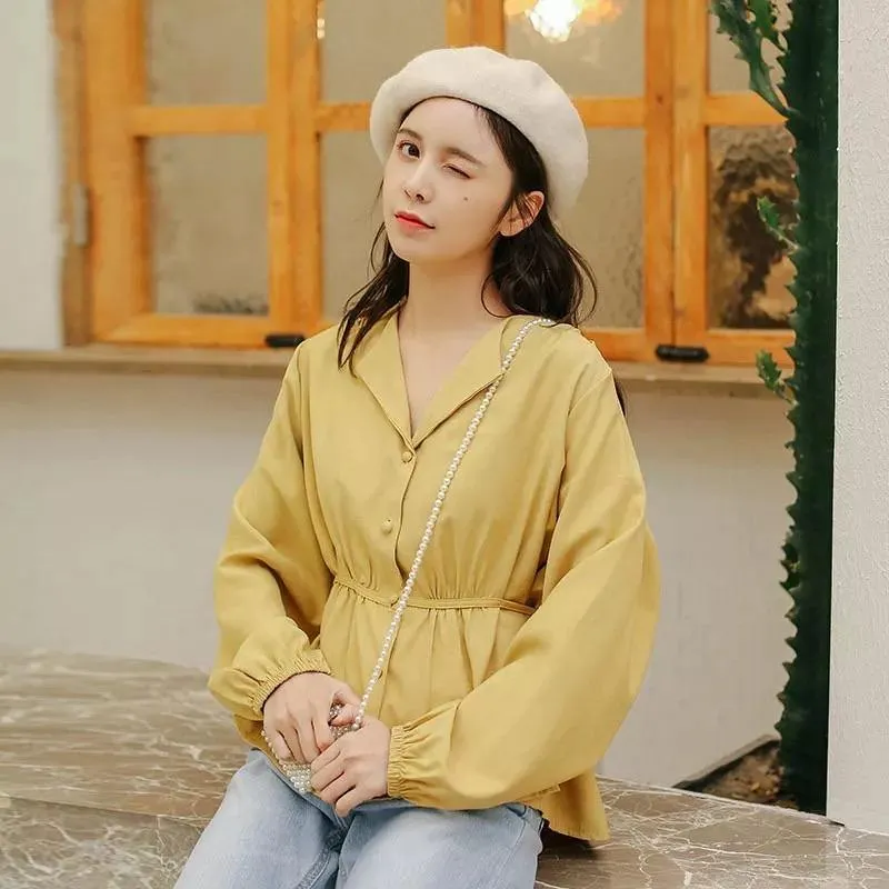Korean Peplum Tops  - Likka