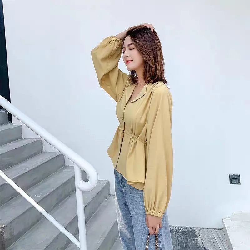 Korean Peplum Tops  - Likka