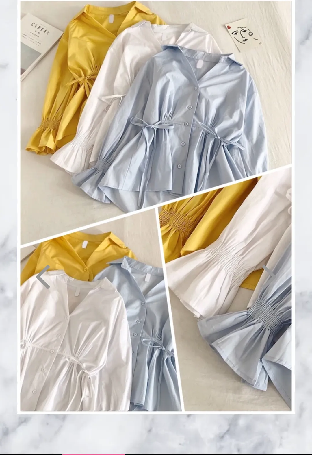 Korean Sweet  Peplum Tops 2.0