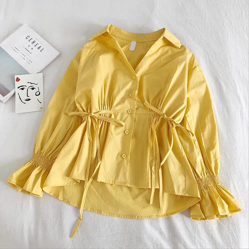 Korean Sweet  Peplum Tops 2.0