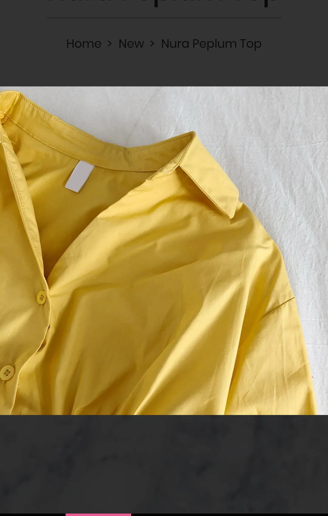 Korean Sweet  Peplum Tops 2.0