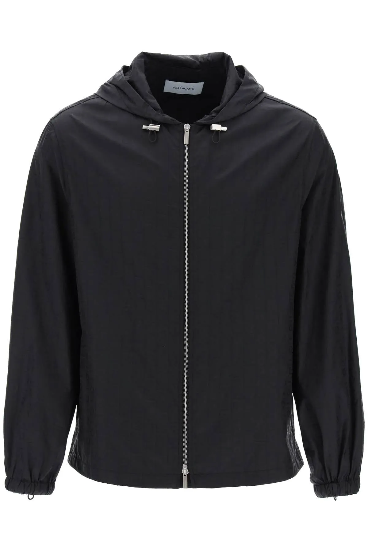LOGO NYLON WINDBREAKER JACKET