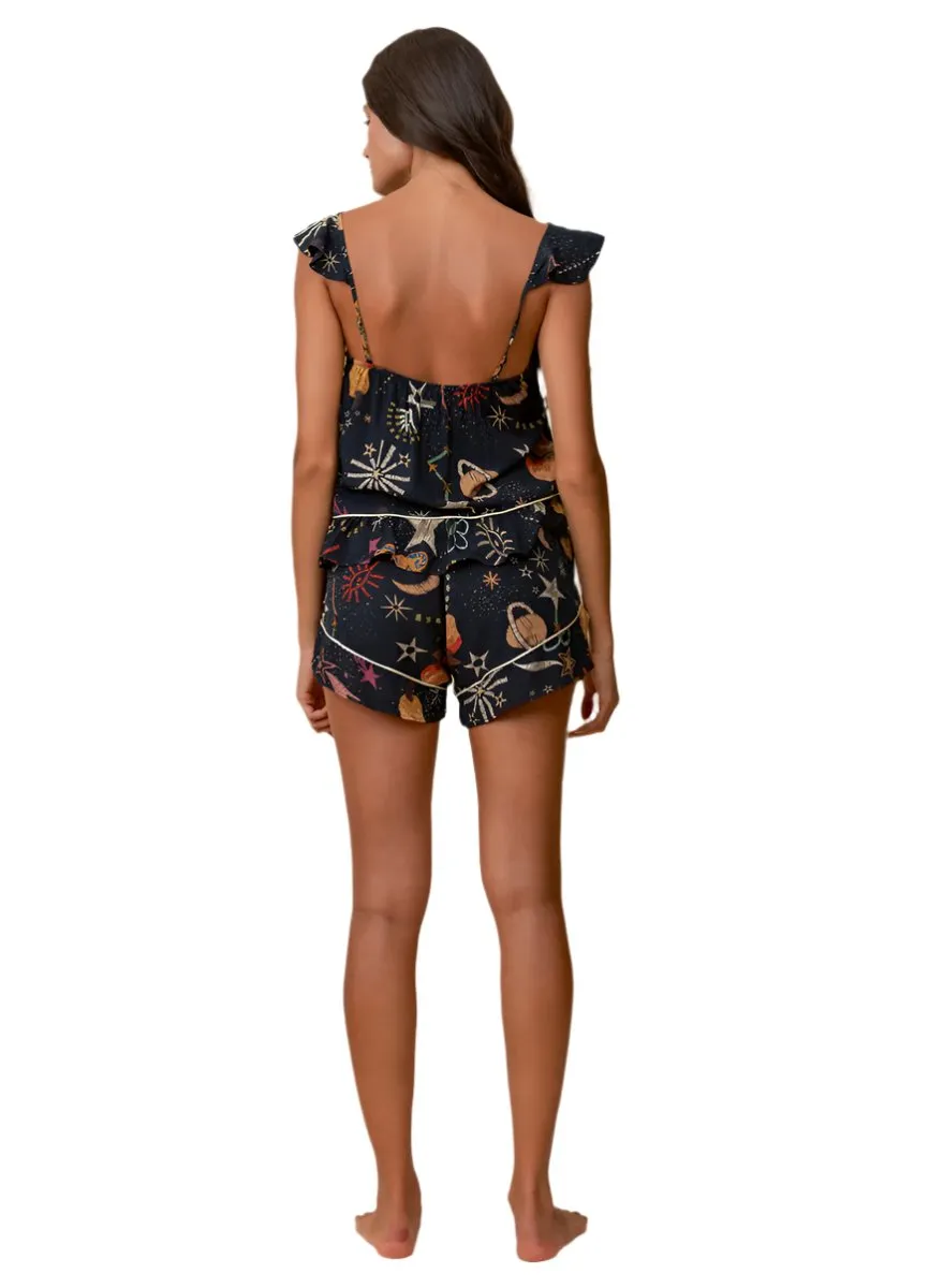 Maaji Night Jaguar Serenity Sleeveless Short Set