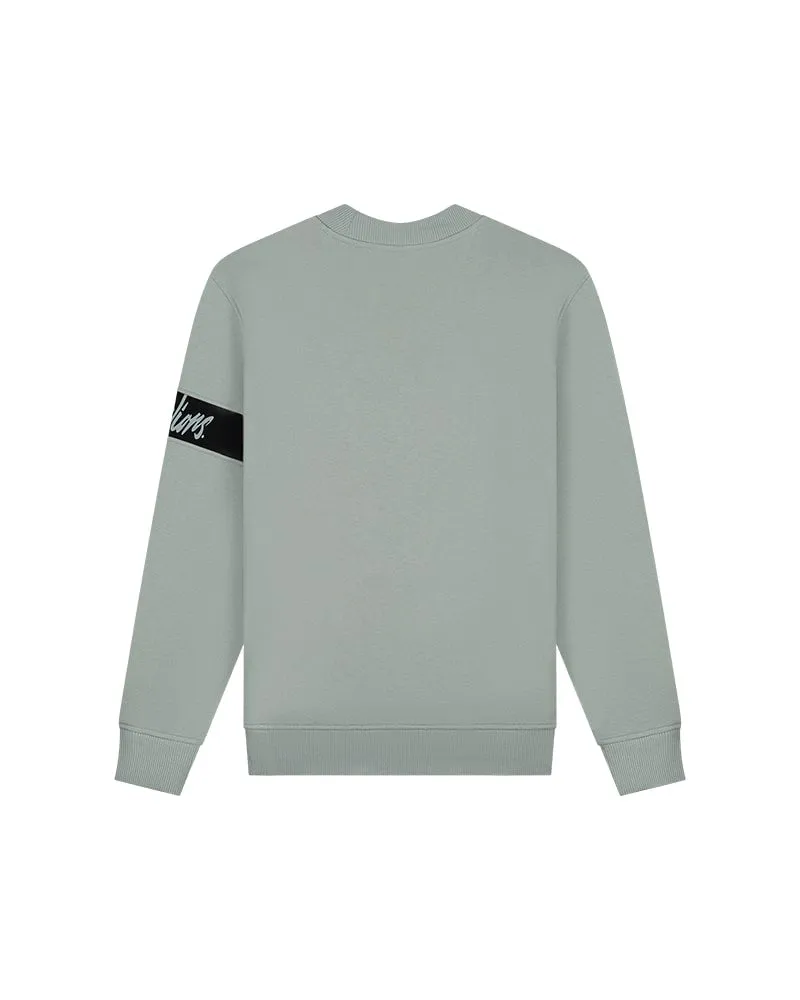 Malelions Men Captain Sweater 2.0 | Aqua Grey