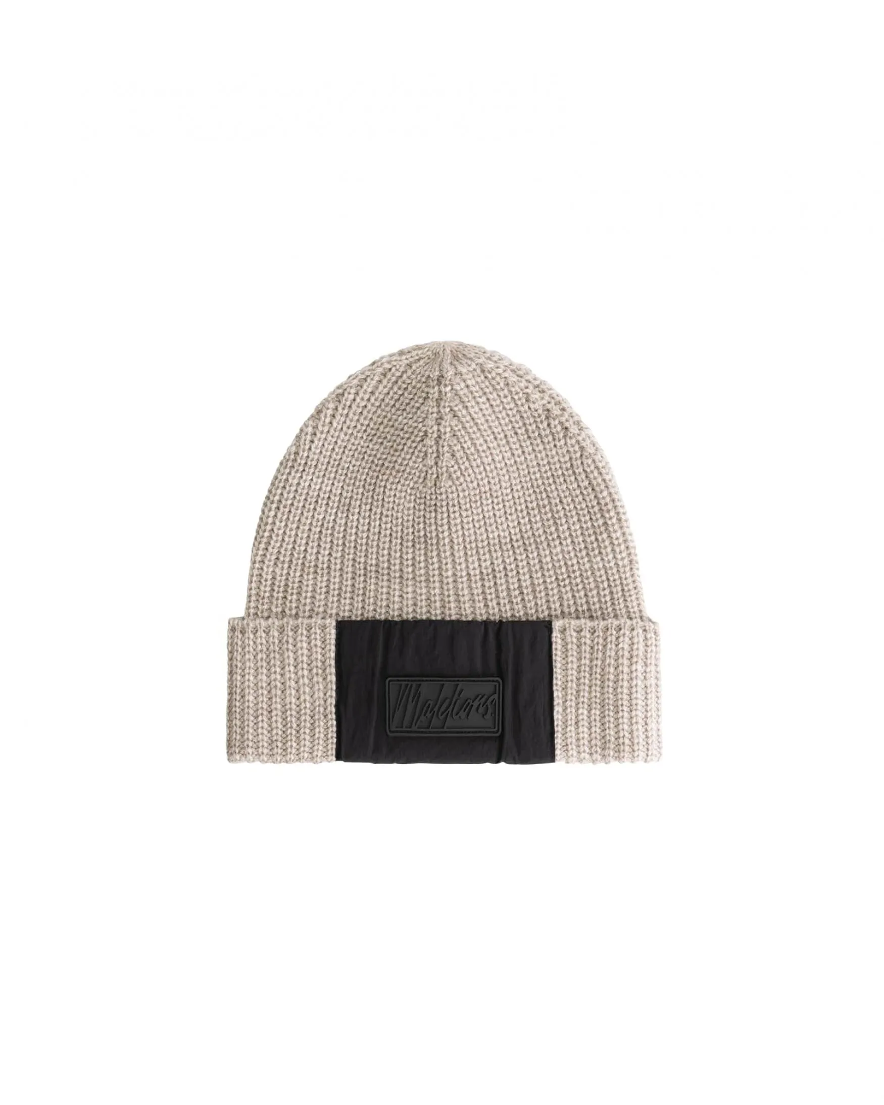Malelions Men Nylon Beanie | Taupe