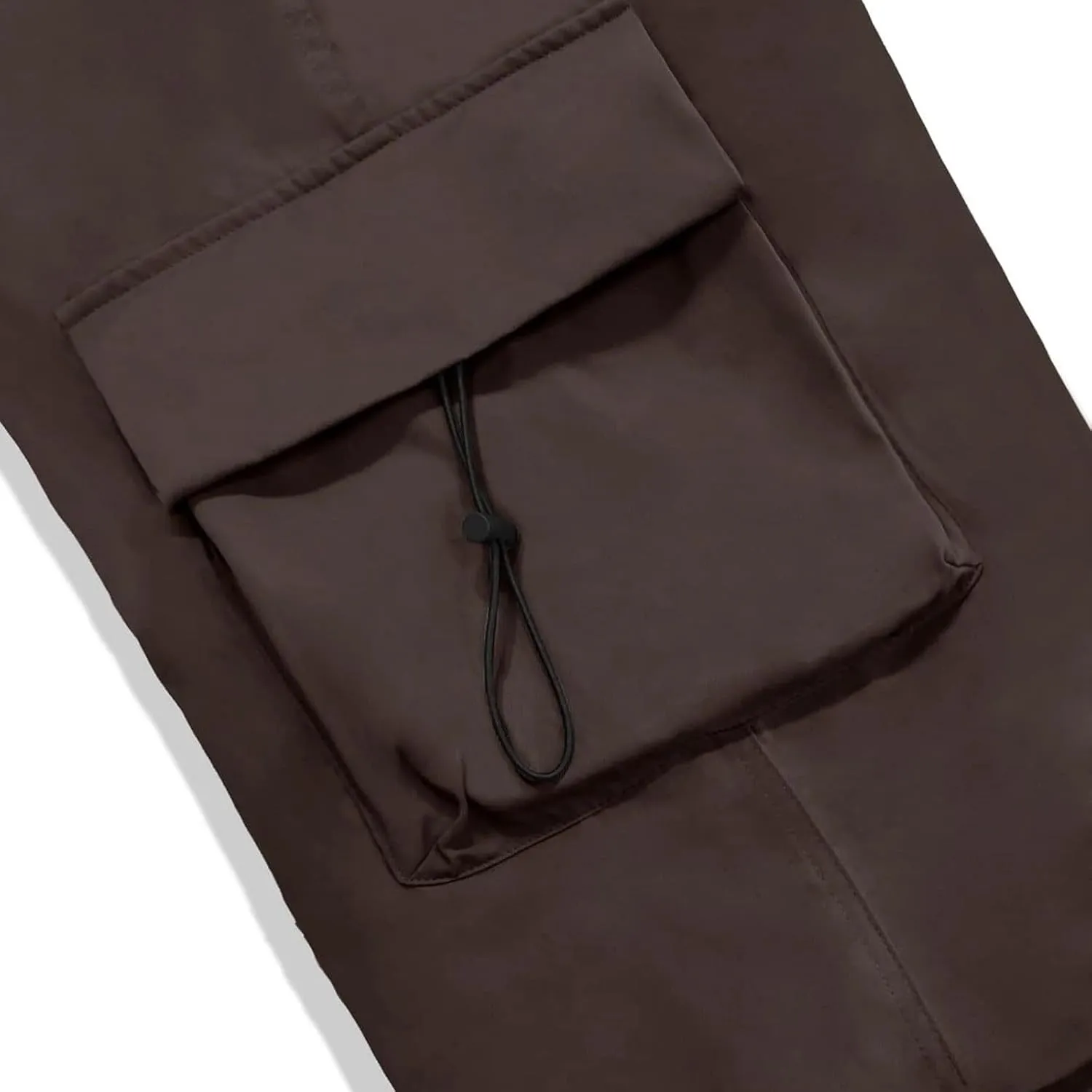 Men's Baggy Cargo Pants Drawstring Casual Y2K Parachute Pants Loose Fit Harem Joggers with Pockets