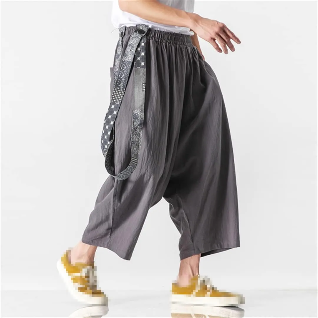 Men's Harem Pants Casual Trousers Streetwear Korean Jogging Pants Sweatpants Loose Harajuku