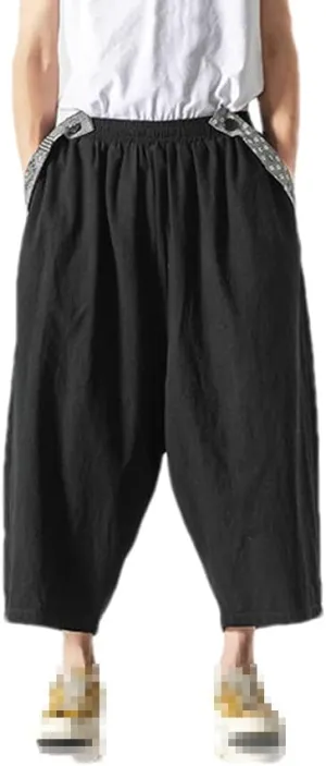 Men's Harem Pants Casual Trousers Streetwear Korean Jogging Pants Sweatpants Loose Harajuku