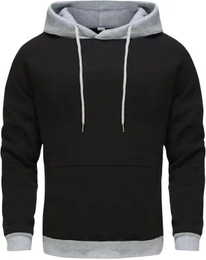 Mens Hoodies Running Fashion Outdoor Long Sleeve Lightweight Drawstring Sweatshirt Fall Work Sports Hoodies