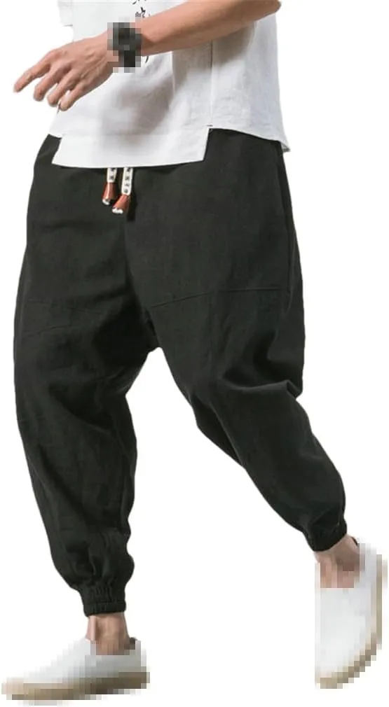 MenS Trousers Jogging Vintage Harem Pants Men Casual Street Plus Size Harajuku Joggers Pants