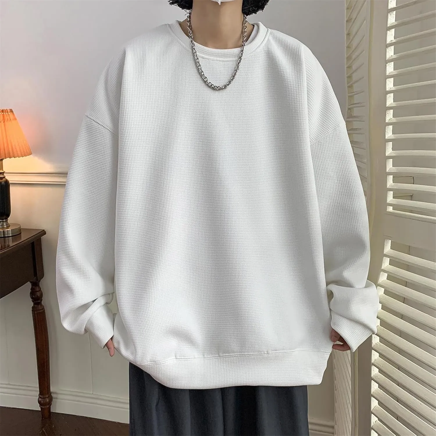 Red Hoodie Casual Loose Hoodless Oversize Zipper Solid Stand Collar Hoodless Pullover Sweater Coat Top Hoodie For