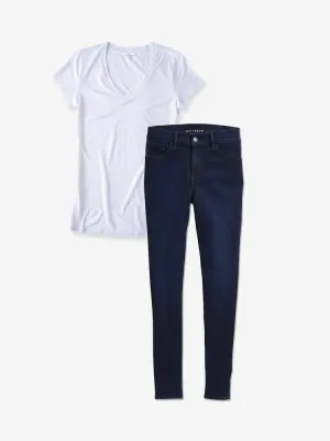Set 05: 1 pair of Jeans   1 Marcy Tee