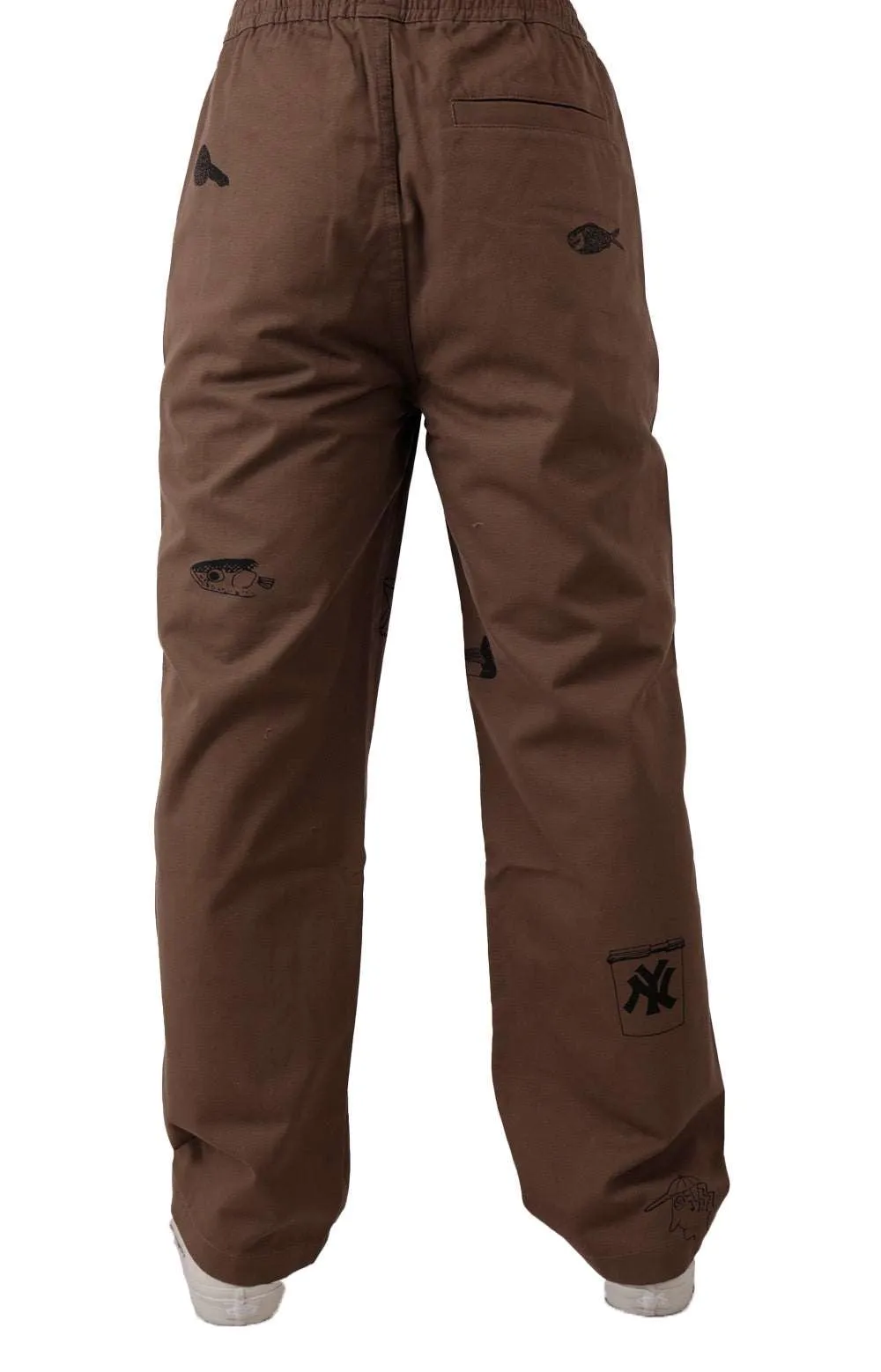 Urban Vibes Canvas Relaxed Fit Trousers - Nutmeg