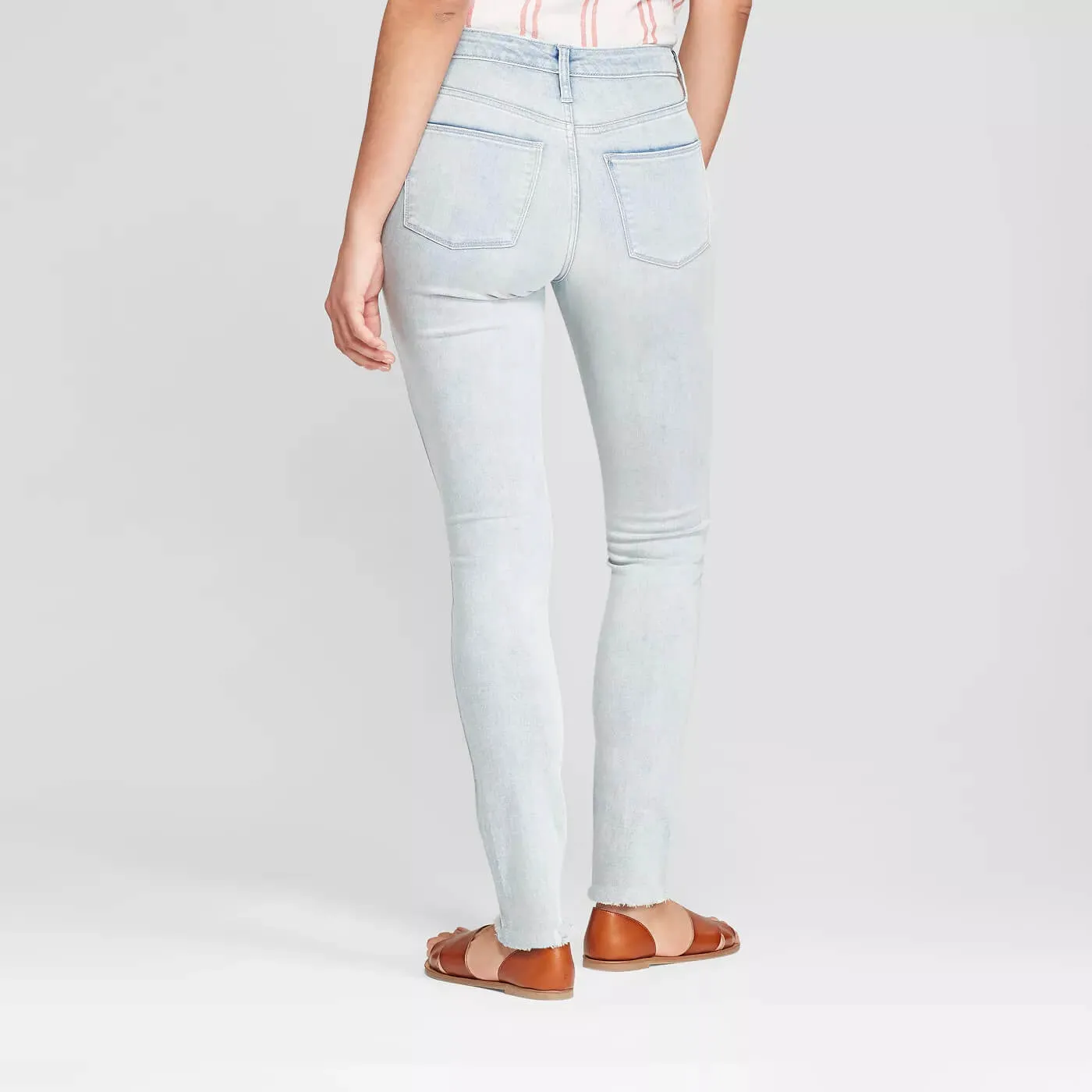 UT High Rise Acid Wash Jeans