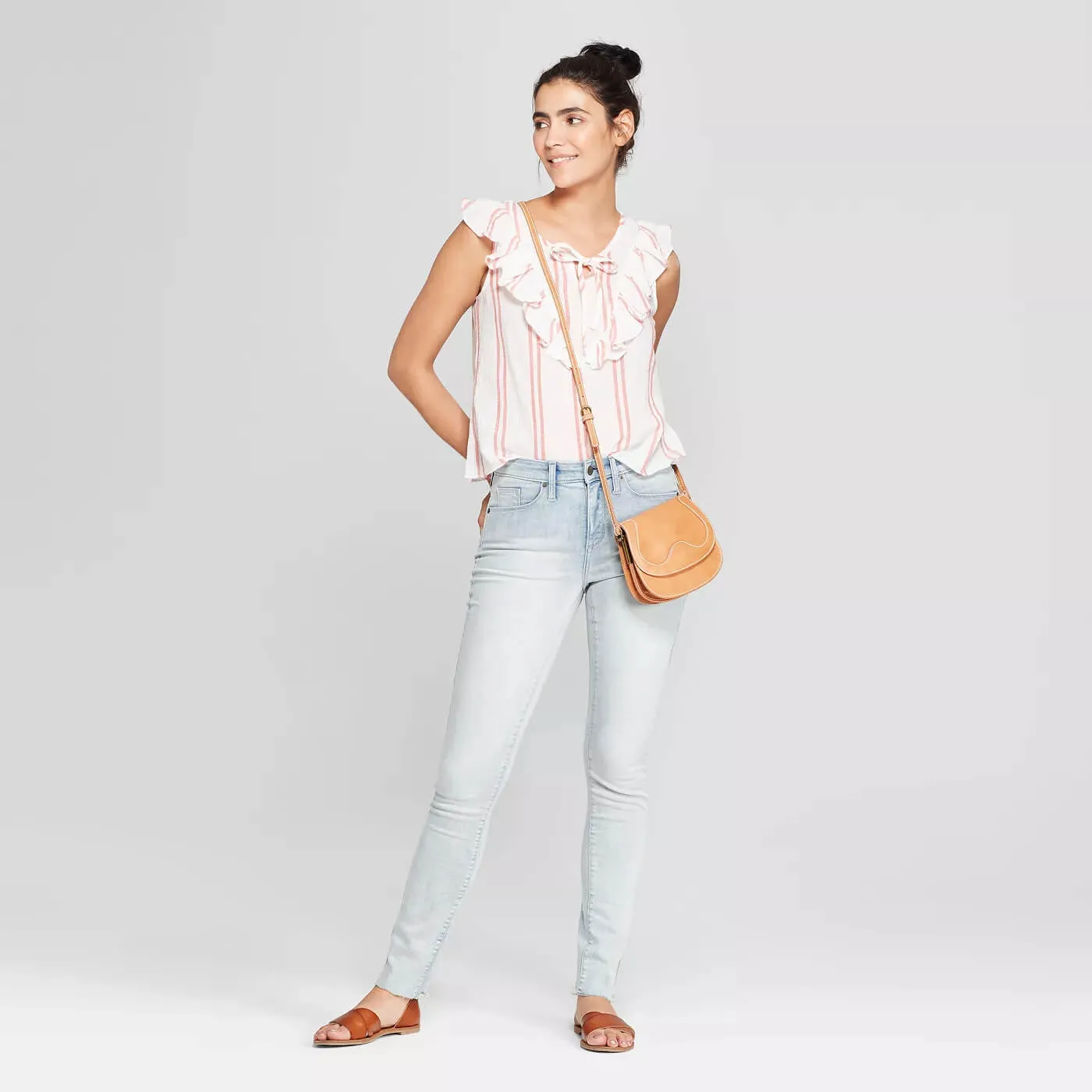 UT High Rise Acid Wash Jeans
